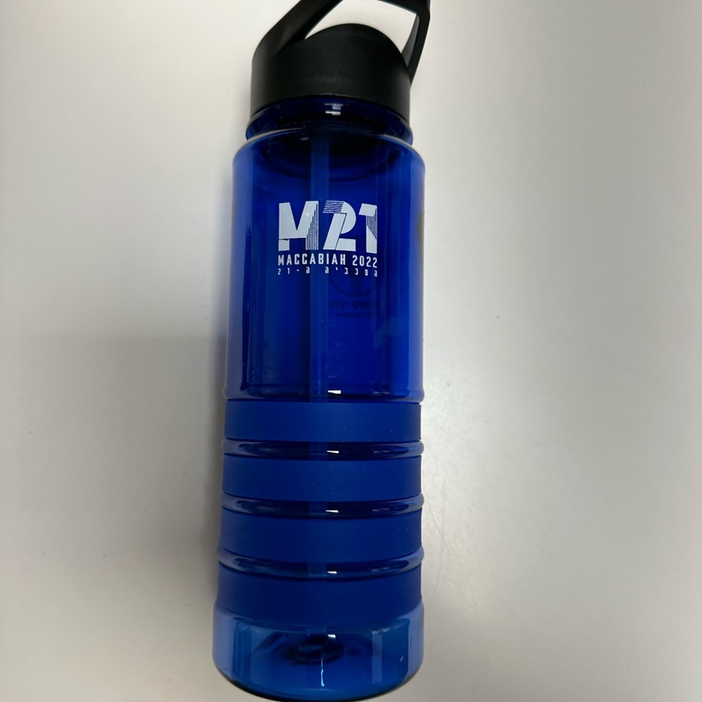 2022 - M21 Maccabiah Maccabi Blue Golf Water Bottle Caesarea Golf Club Pete Dye
